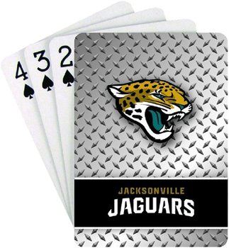 Jacksonville Jaguars Diamond Plate Playing Cards