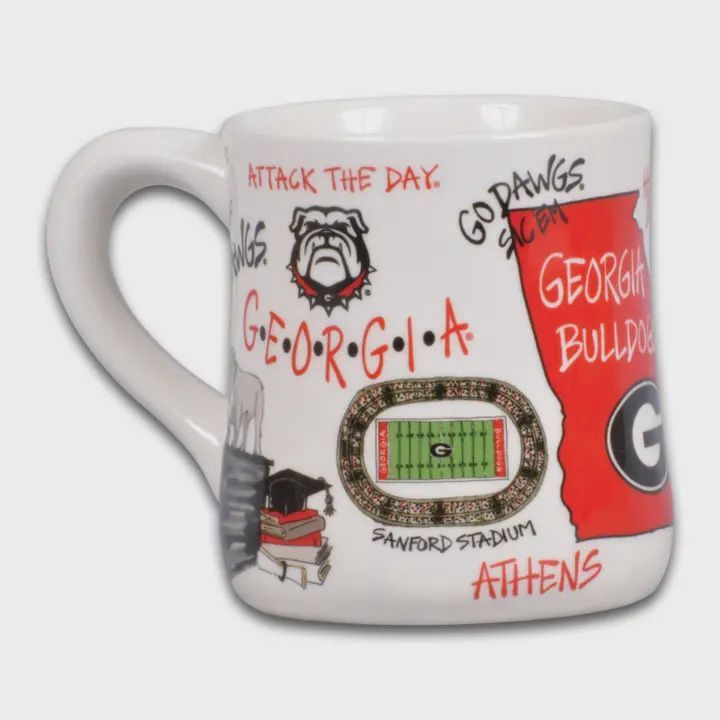 NCAA Georgia Icon Coffee Mugs