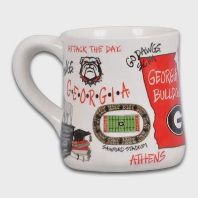 NCAA Georgia Icon Coffee Mugs