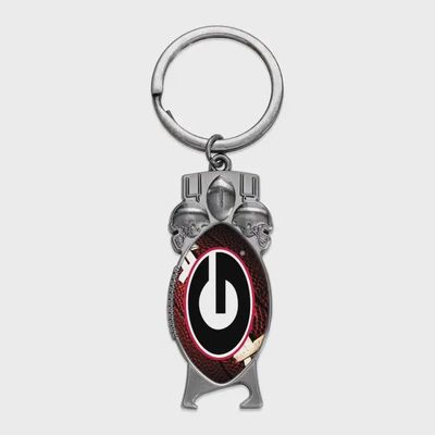 NCAA Georgia Sculpted Keychain