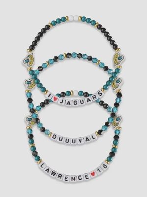 Jacksonville Jaguars 3pc Friendship Bracelet Set