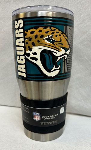 Jacksonville Jaguars Stainless Tumbler- 30oz Ultra Tumbler