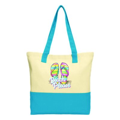 Beach Please Cotton Tote Bag