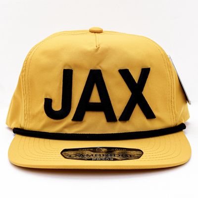 Jax Rope Hat - 5 Panel - Mustard
