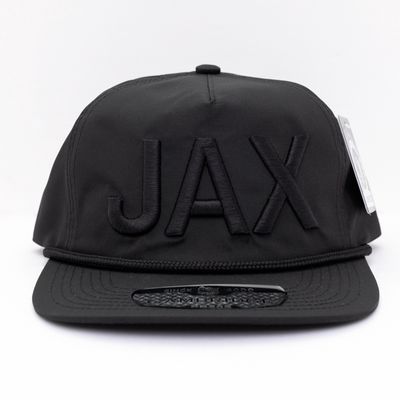 JAX Rope Hat - 5 Panel - Black
