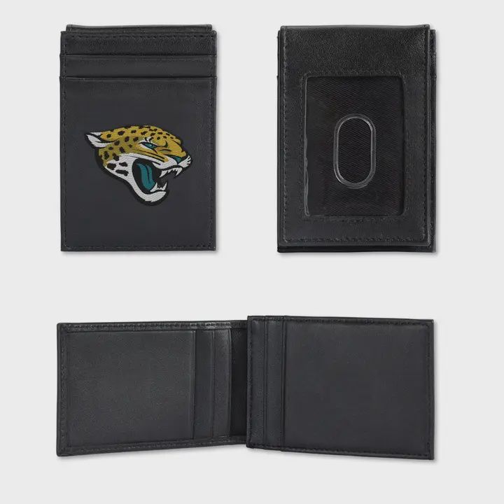 Jacksonville Jaguars Embroidered Front Pocket Wallet