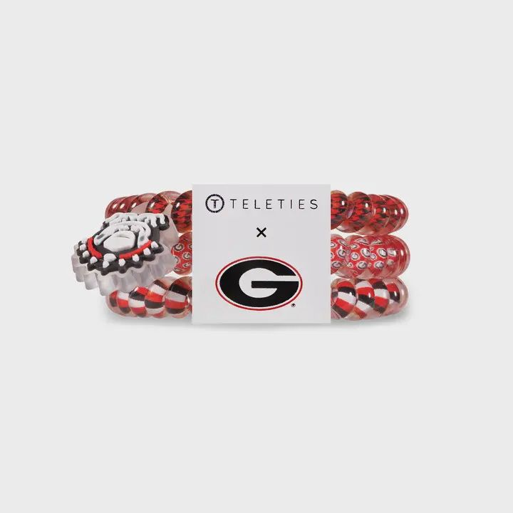 Spiral Hair Coils | Small | Univ. of Georgia Hair Ties