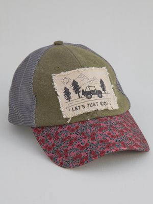 Canvas Trucker Hat - Let&#39;s Just Go