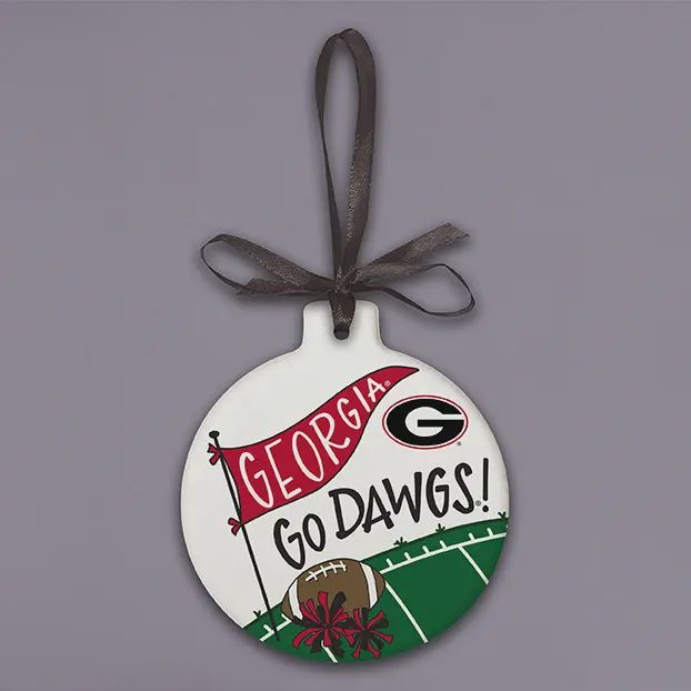 UGA Stone Ornament