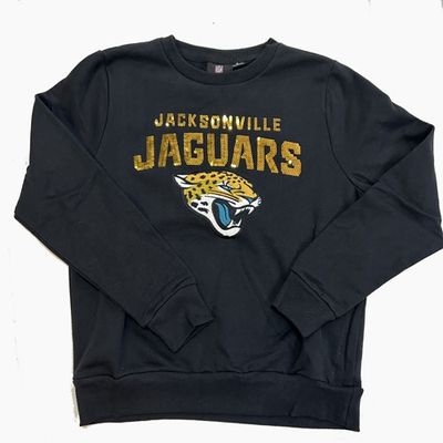 Jacksonville Jaguars Ladies Sequin Sweatshirt