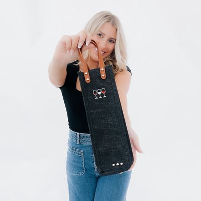 Canvas Reusable Wine Tote