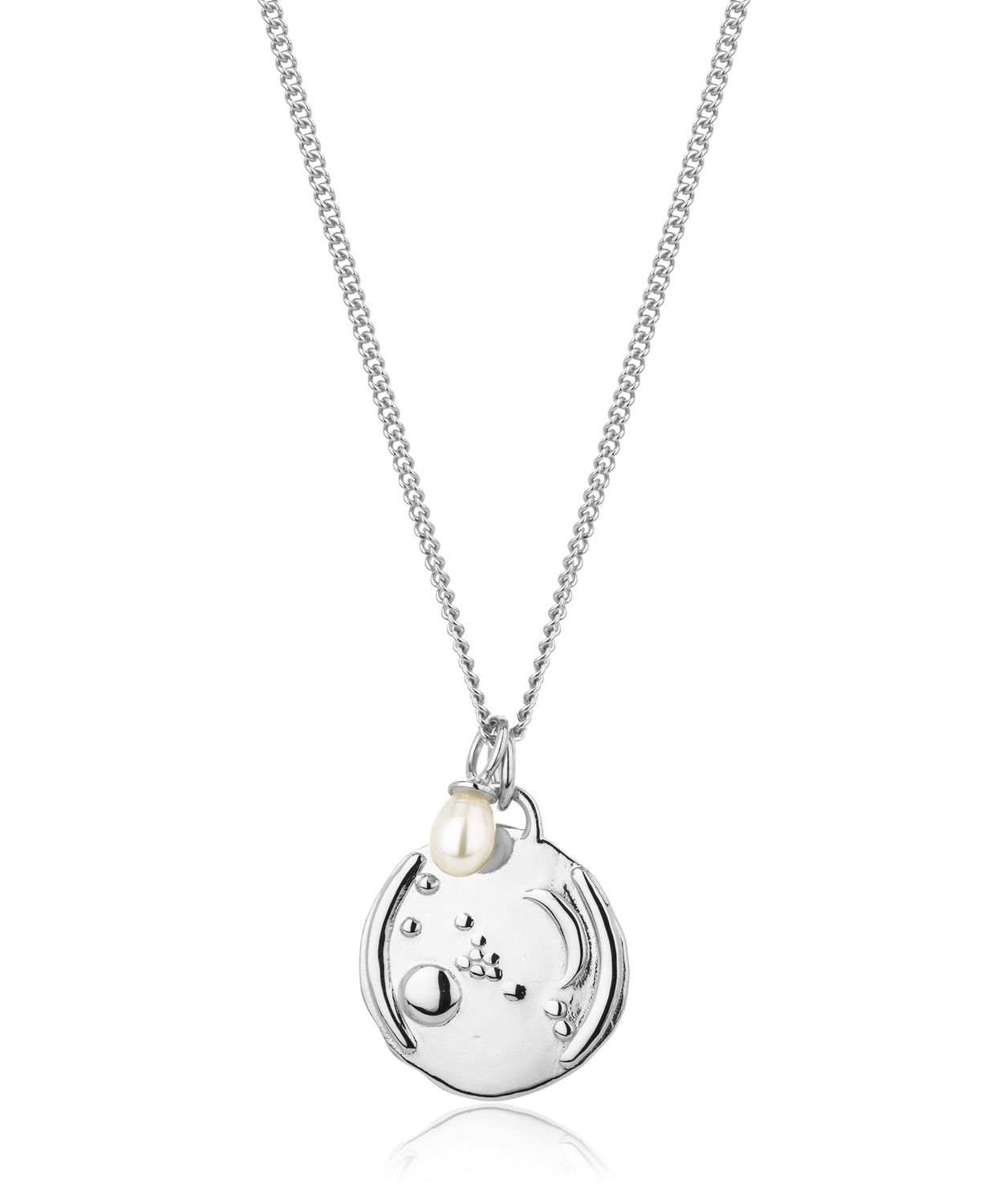 Sterling Silver Zodiac Pendant, Metal: Sterling Silver, Zodiac Sign: Taurus