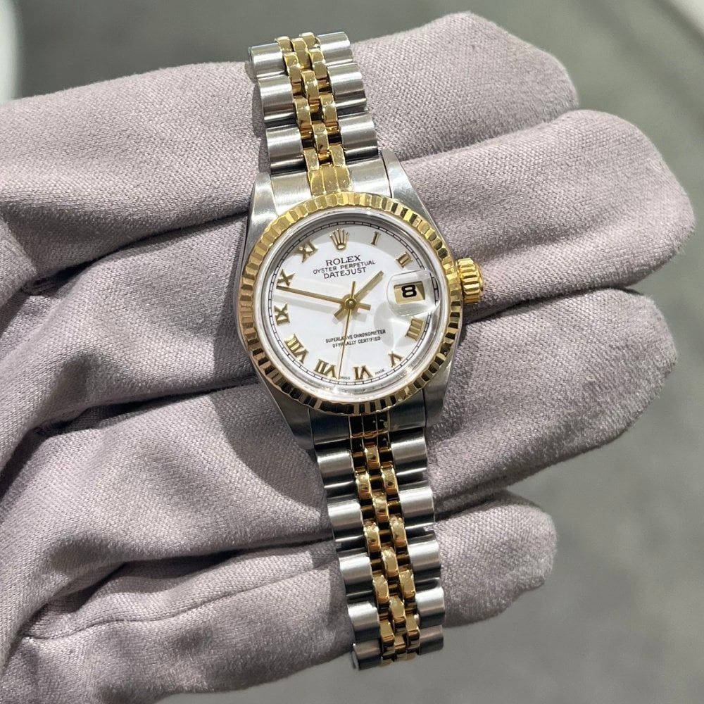Pre-Owned Rolex Oyster Perpetual Steel &amp; Gold Automatic Datejust 79173