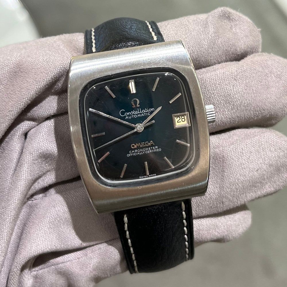 Pre-Owned Omega Constellation Spider Dial Vintage Automatic Watch 166.058