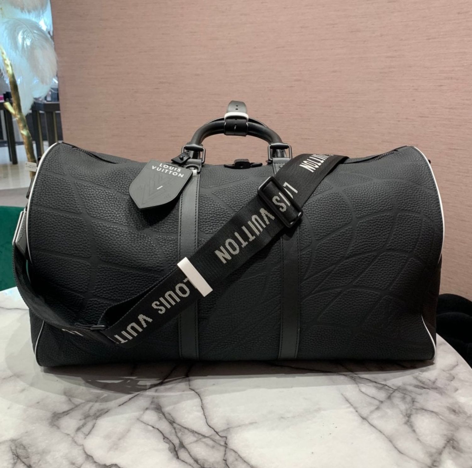 Pre Owned Louis Vuitton X FIFA World Cup Keepall Bandouliere 50
