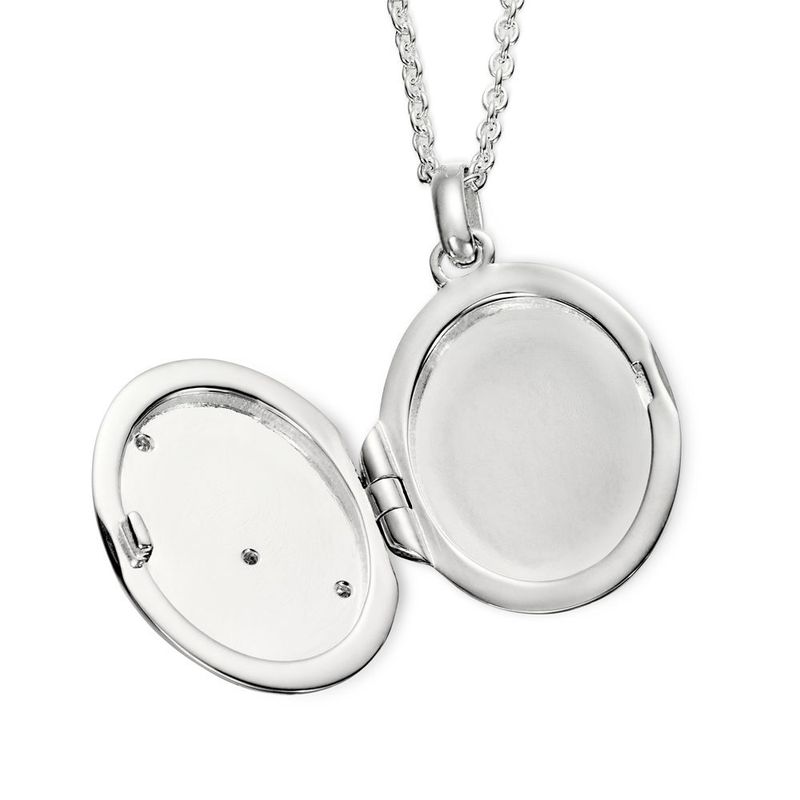 Taylor - Silver Diamond Star Locket