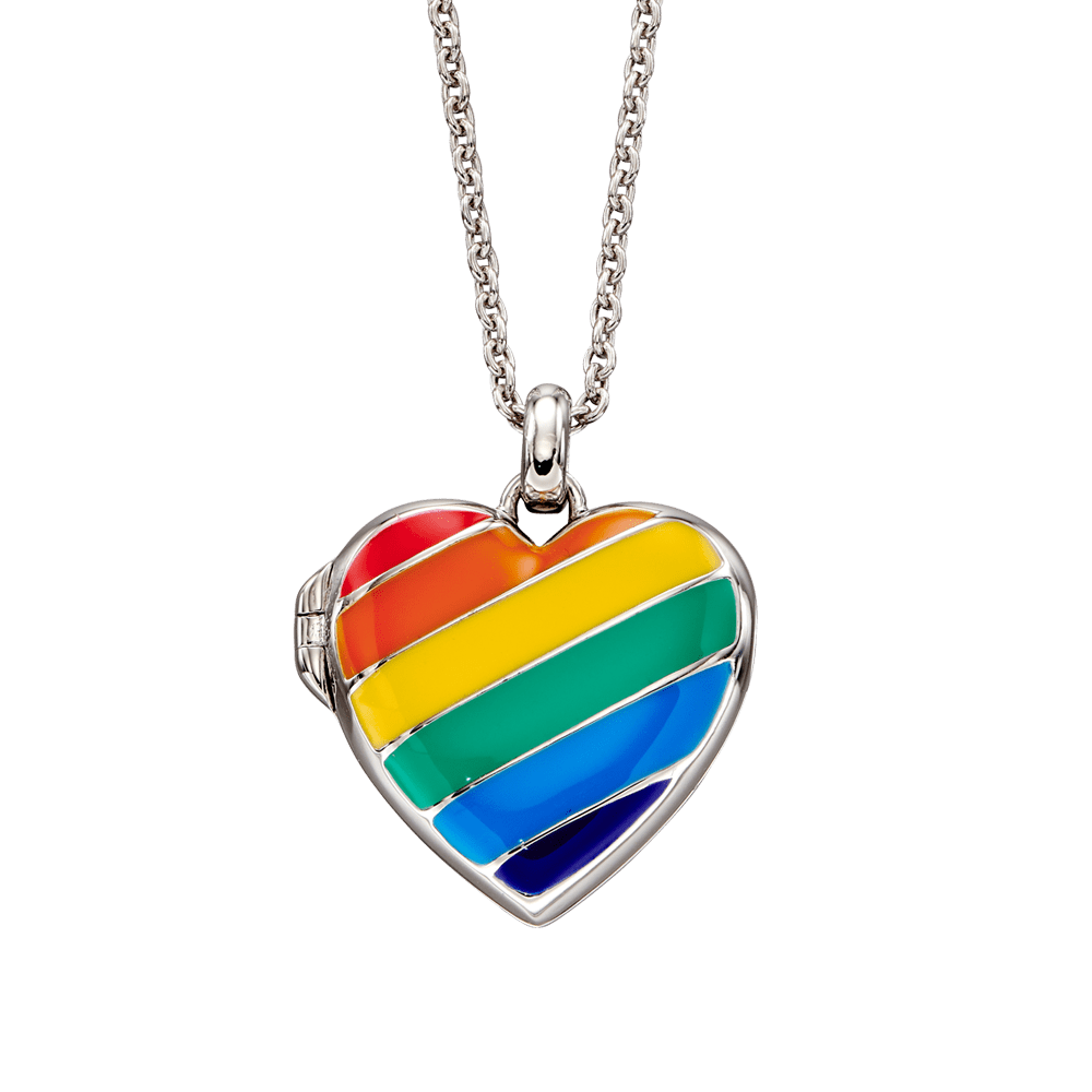Bryony - Silver Rainbow Locket