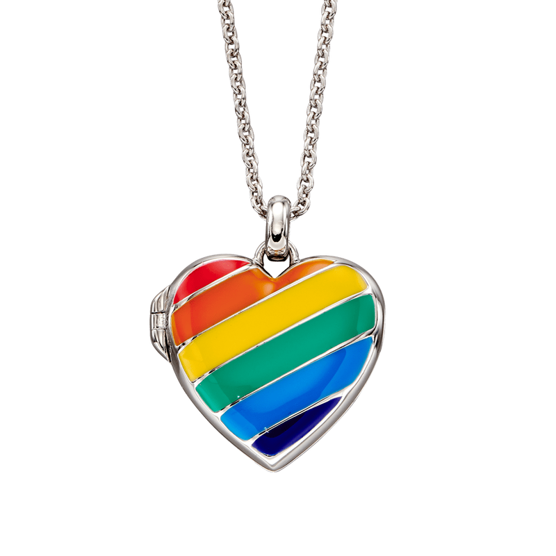 Bryony - Silver Rainbow Locket