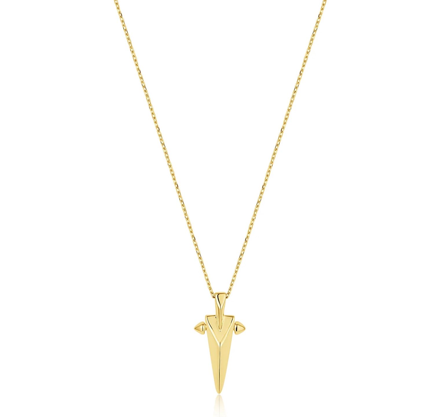 Geometric Point Pendant Necklace