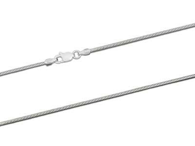 Sterling Silver Hallmarked 1.4mm Round Snake Chain
