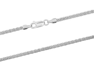 Sterling Silver 2.5mm Spiga Chain 2.0