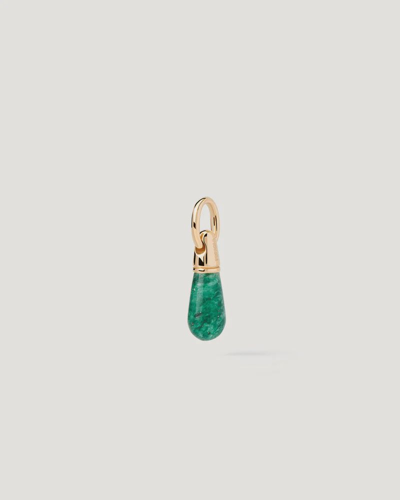 Green Adventurine Drop Pendant