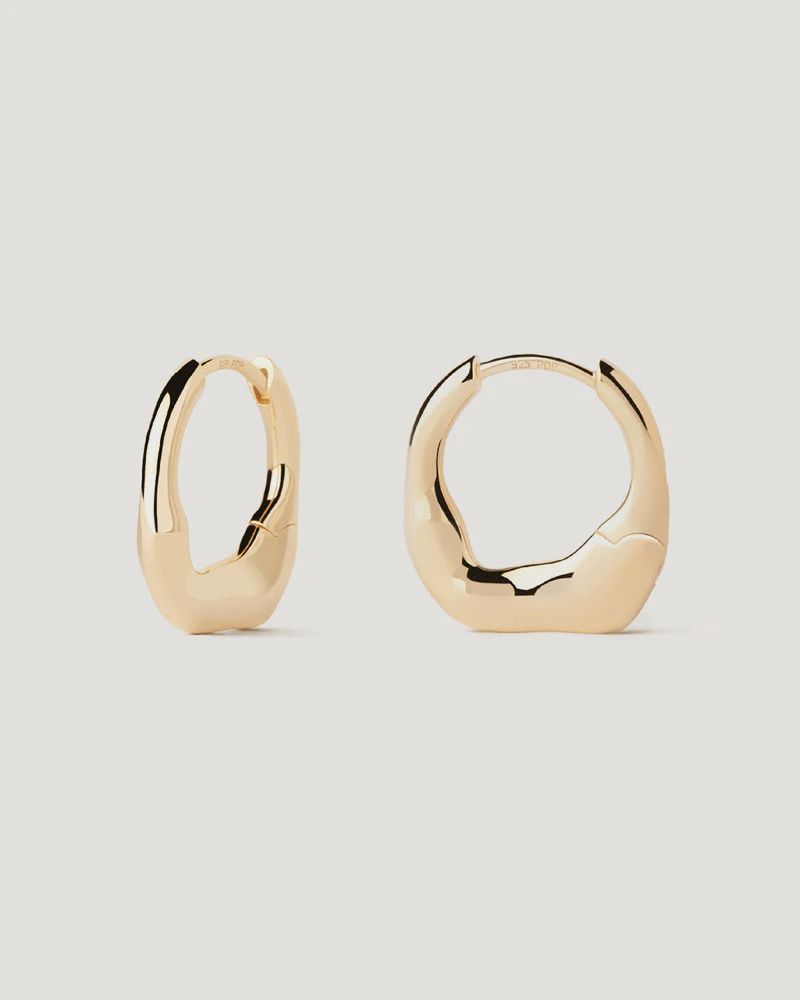 Mini Magma Hoop Earrings