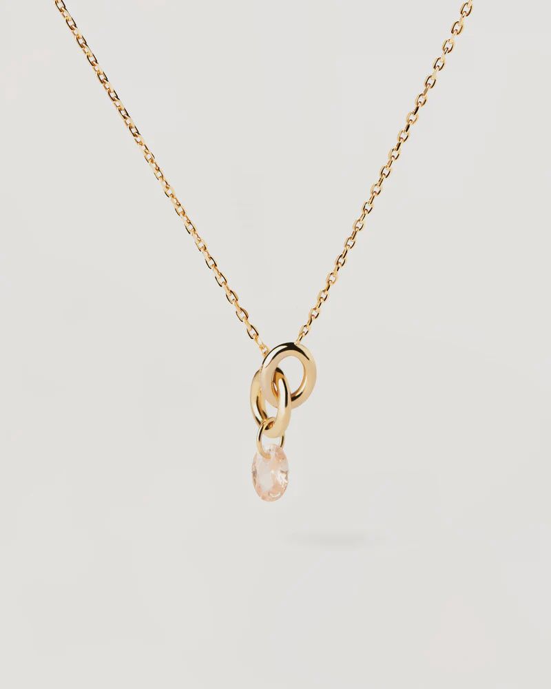 Peach Lily Necklace