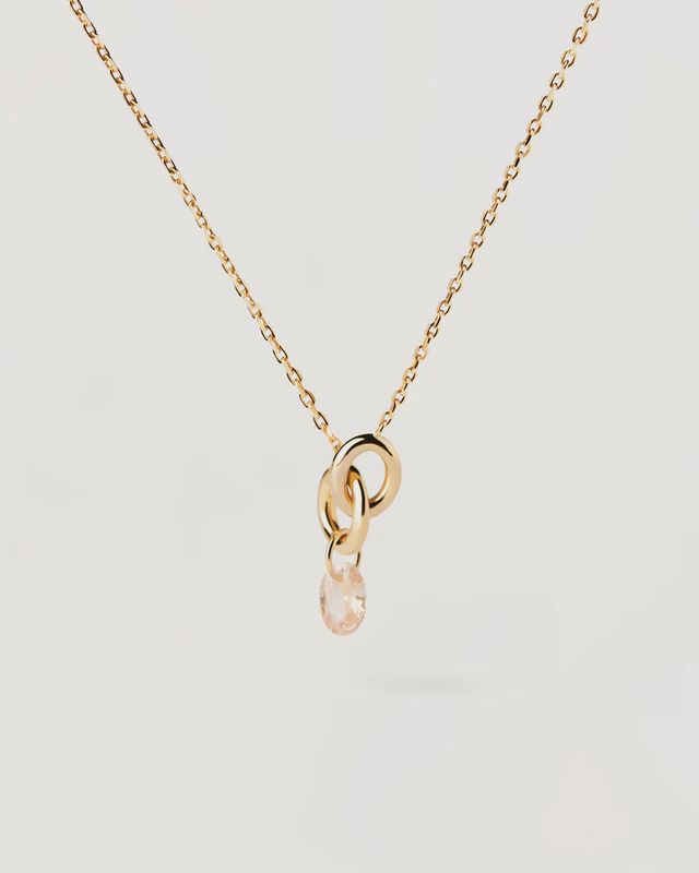 Peach Lily Necklace