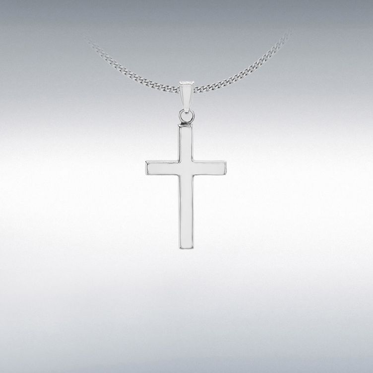 Sterling Silver Plain Cross Pendant