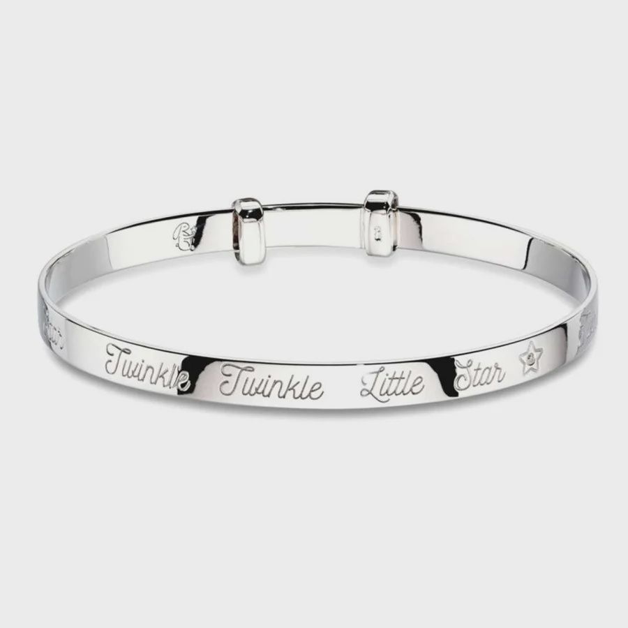 Diamond Silver Twinkle Bangle