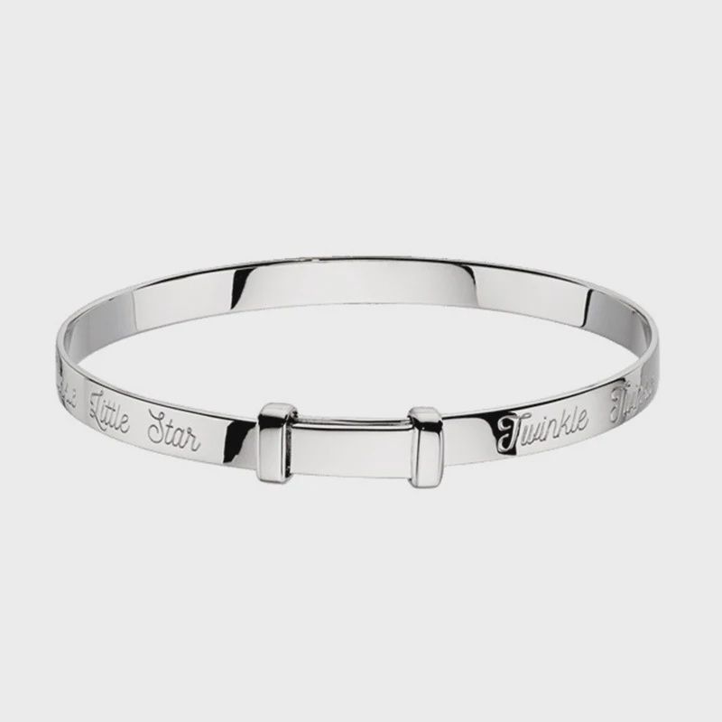 Diamond Silver Twinkle Bangle