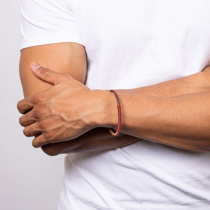 Thread Wrapped Men's Bracelet