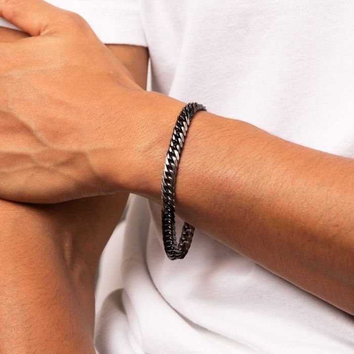 Two-Tone Men's Foxtail Bracelet