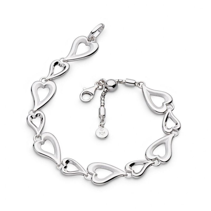 Silver Desire Love Story Multi-Link Slider Bracelet 7.5" Silver Desire Love Story Multi-Link Slider Bracelet 7.5"