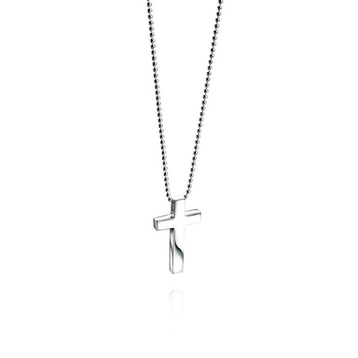 Plain Silver Cross Pendant