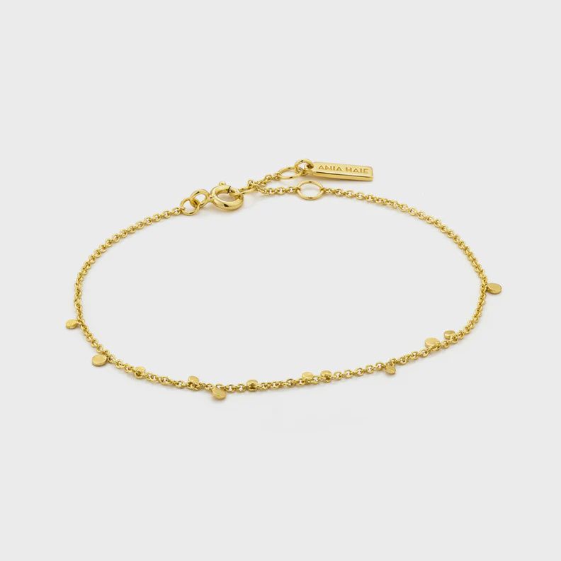 Silver Gold Plated Geometry Mixed Discs Bracelet