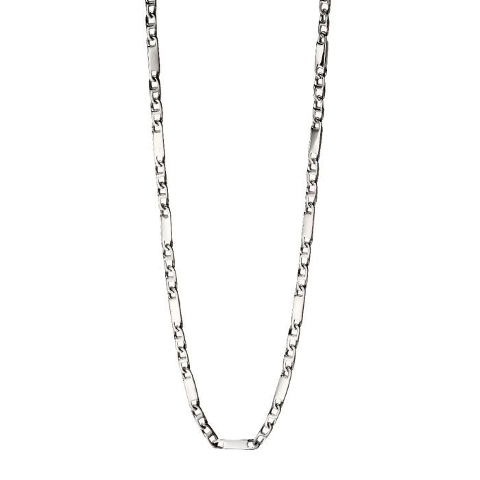 Stainless Steel Bar Chain Necklace