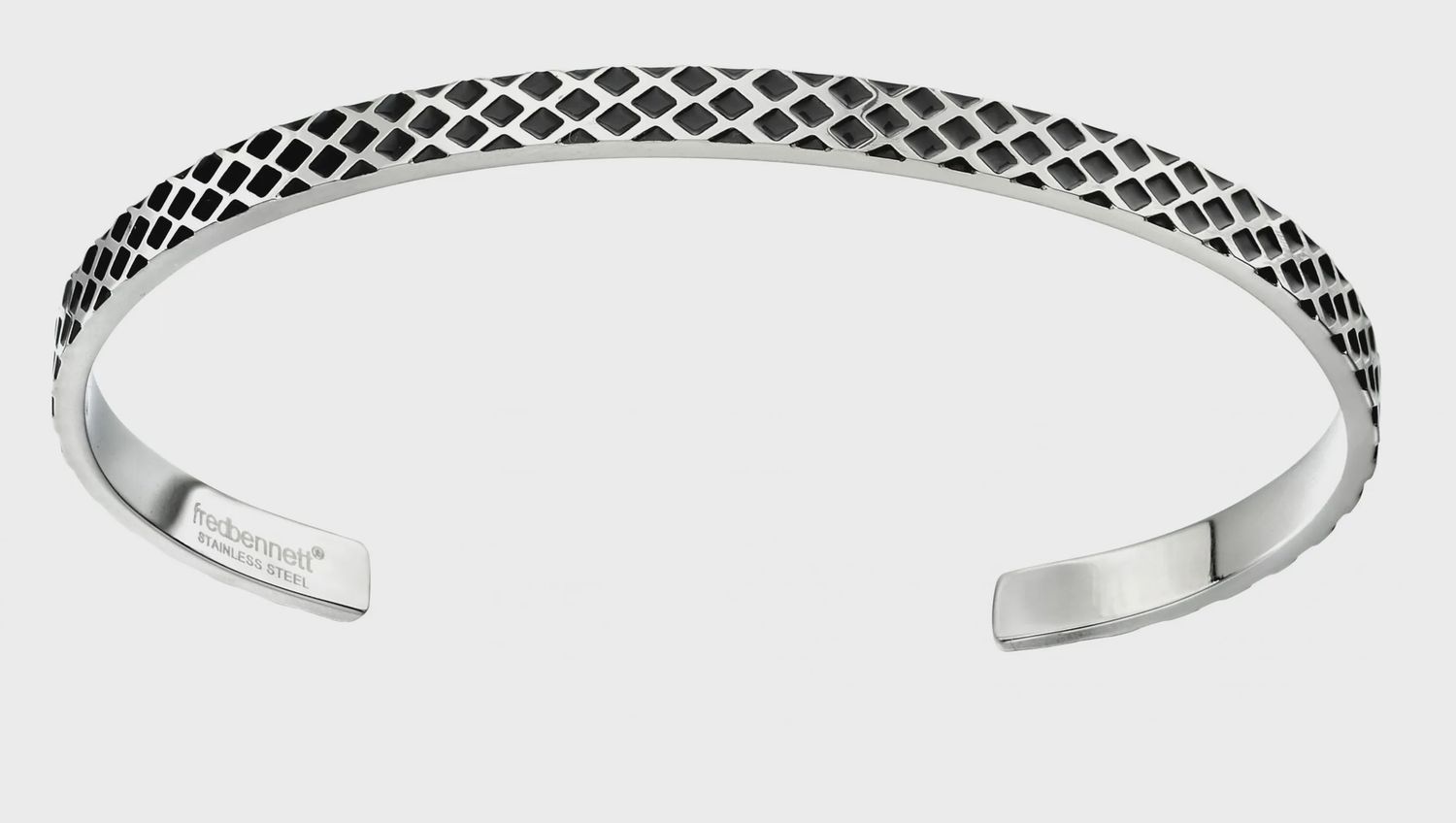 Men&#39;s Stainless Steel Embossed Stainless Steel Cuff