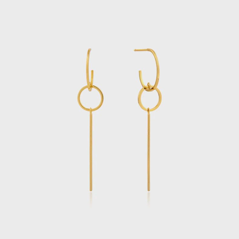 Modern Solid Drop Earrings
