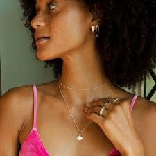 Sterling Silver Palm Fan Necklace