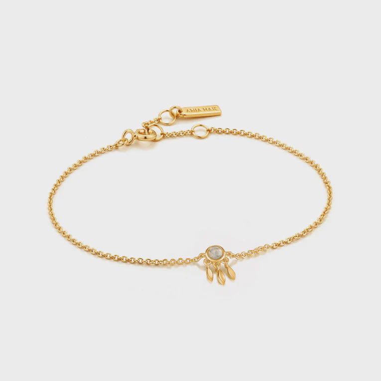 Silver Gold Plated Midnight Fringe Bracelet
