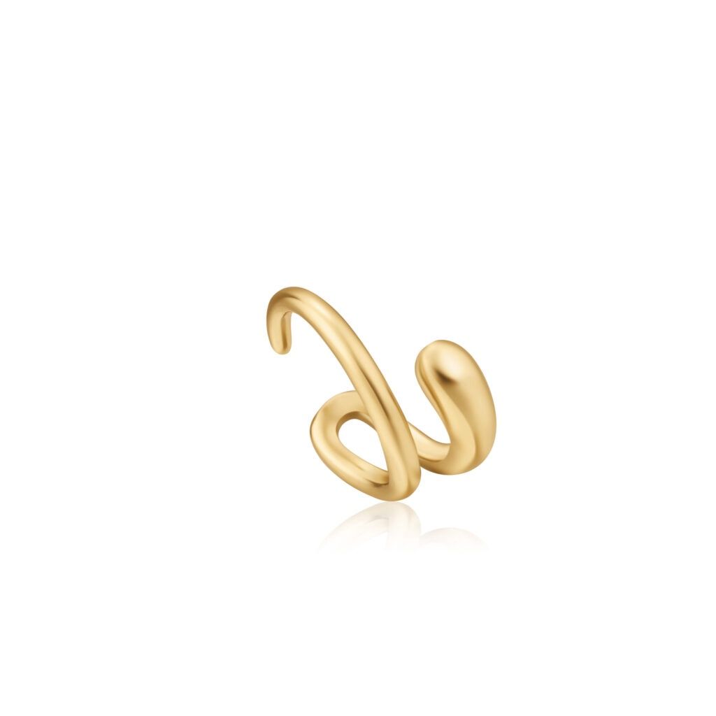 Silver Gold Plated Minimalism Luxe Ear Cuff