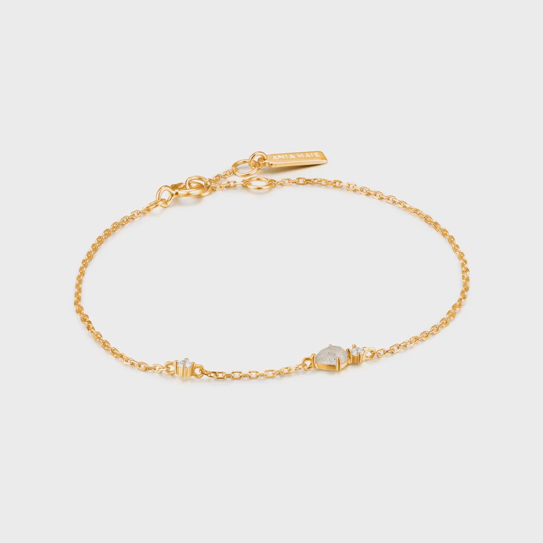 Silver Gold Plated Midnight Bracelet