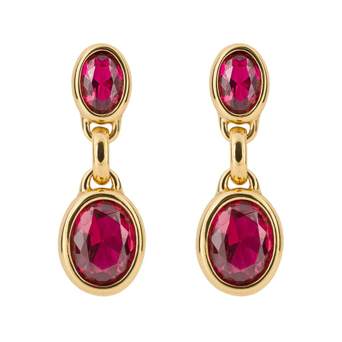 Nano Crystal Drop Earrings
