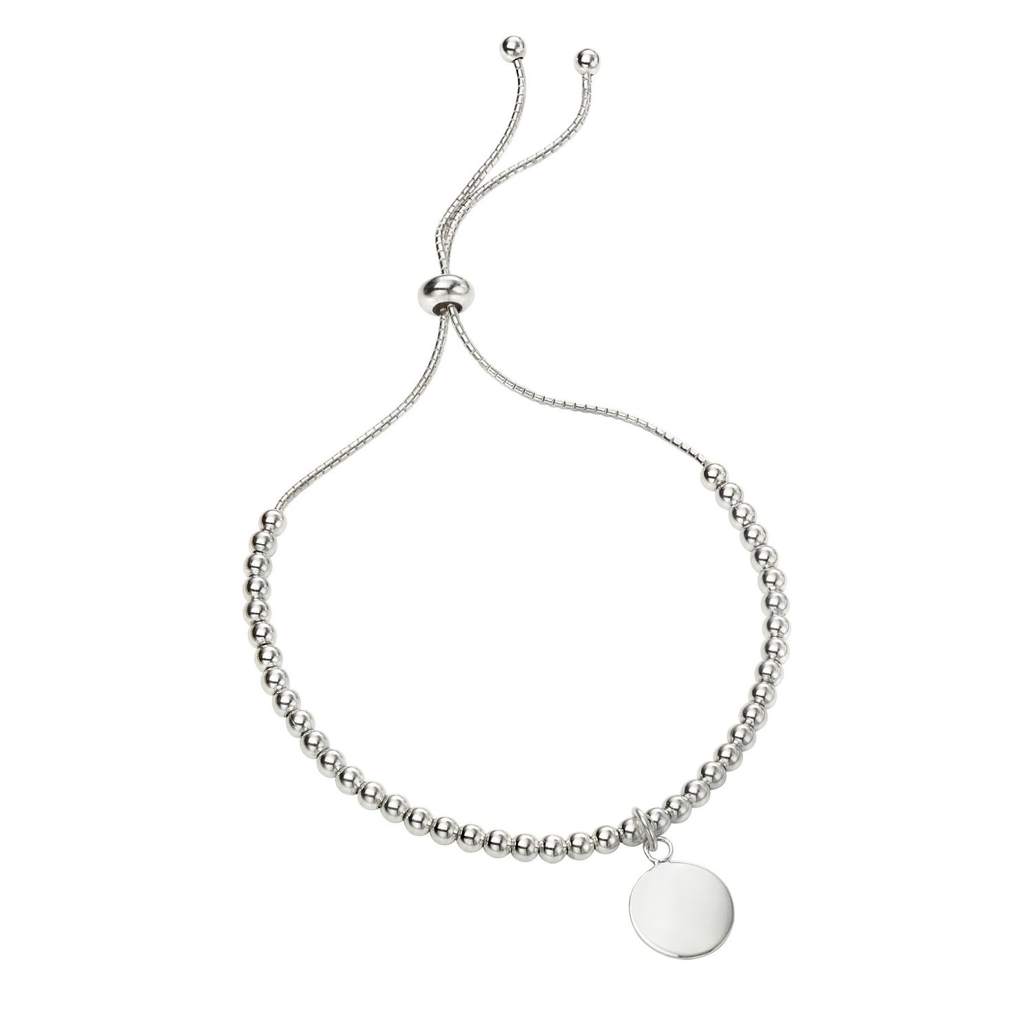 Ball Toggle Disc Charm Bracelet