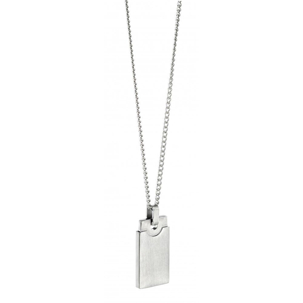 Stainless Steel Brushed Necklace