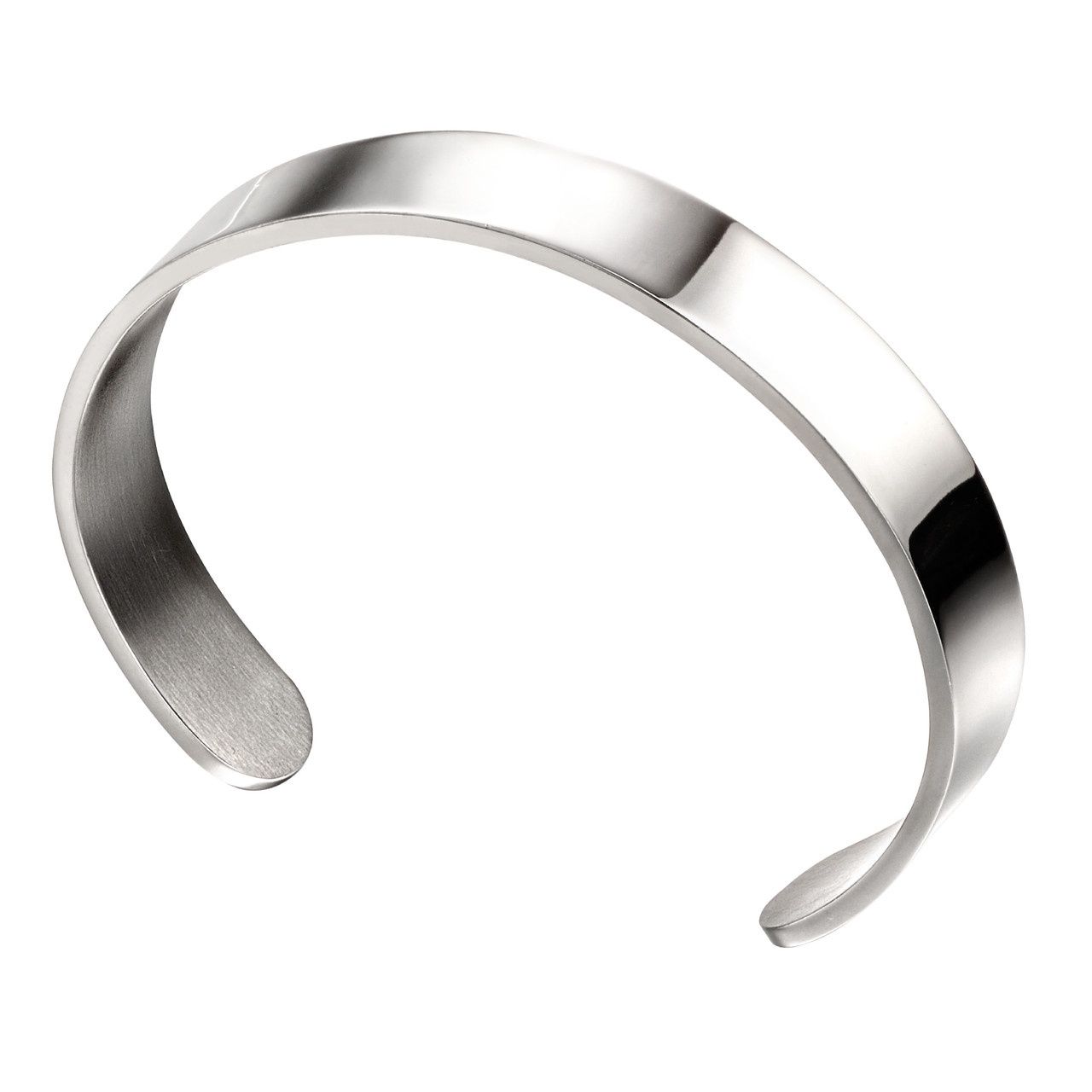 Stainless Steel Plain Cuff Bangle