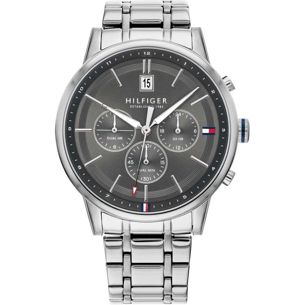 Tommy Hilfiger Kyle Steel Grey Dial Mens Watch