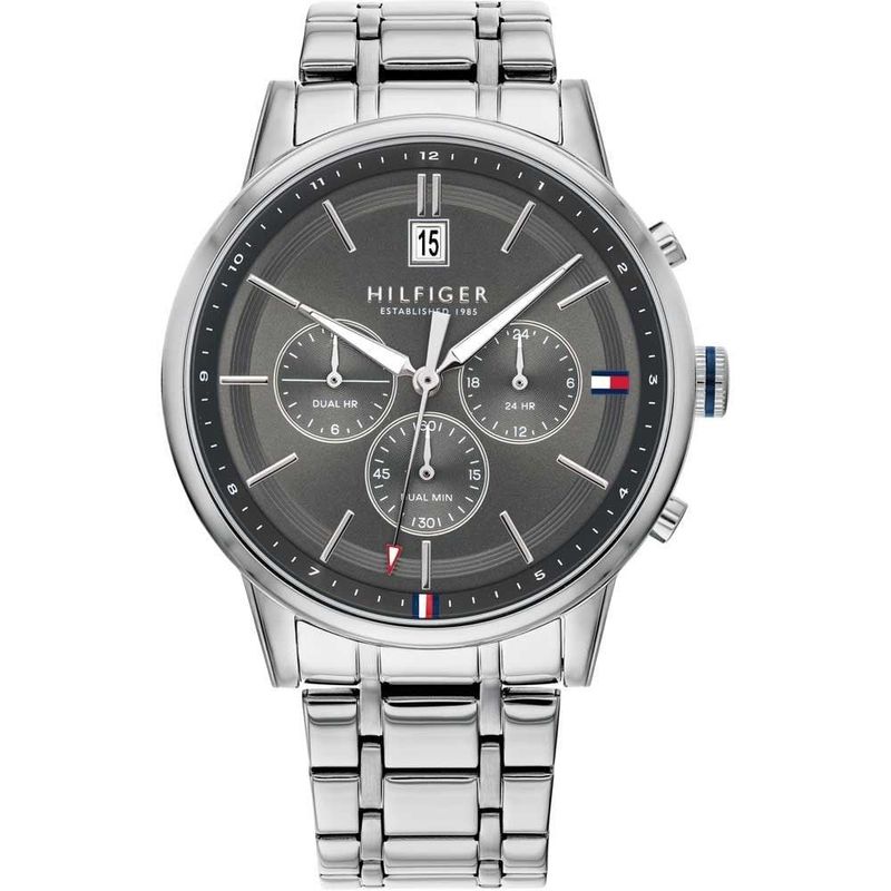 Tommy Hilfiger Kyle Steel Grey Dial Mens Watch Tommy Hilfiger Kyle Steel Grey Dial Mens Watch